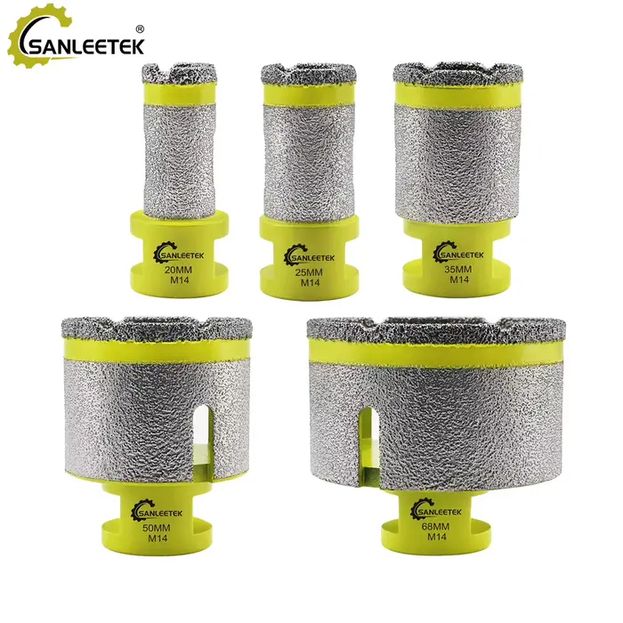 SANLEETEK Forets diamantés 20/25/35/50/68mm pour la découpe de carreaux