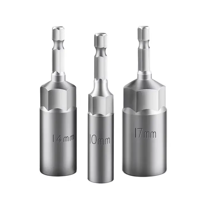 Adaptateur de douille d'impact approfondissant de longueur, 5.5 à 19mm, jeu de douilles de pilote d'
