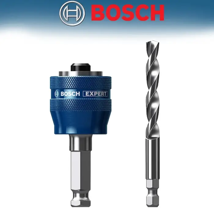 BOSCH 2608901966 Expert Power Change Plus HSS-G foret pilote trou de forage système de scie adaptateur perceuses rotatives outil accessoires