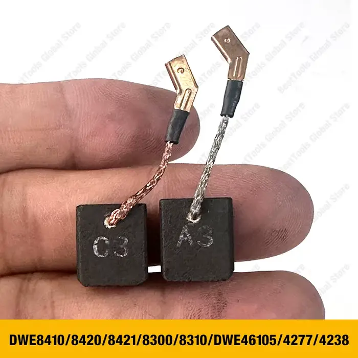 Dewalt Paire de brosses NA143119 NA121485 DWE4238 DWE4246 DWE4257 4277 DWE46105 DWE4203 4205 DWE4206 DWE4207 DWE4217 DWE4227 8410 8410