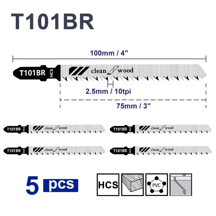 Lames de scie sauteuse T101BR