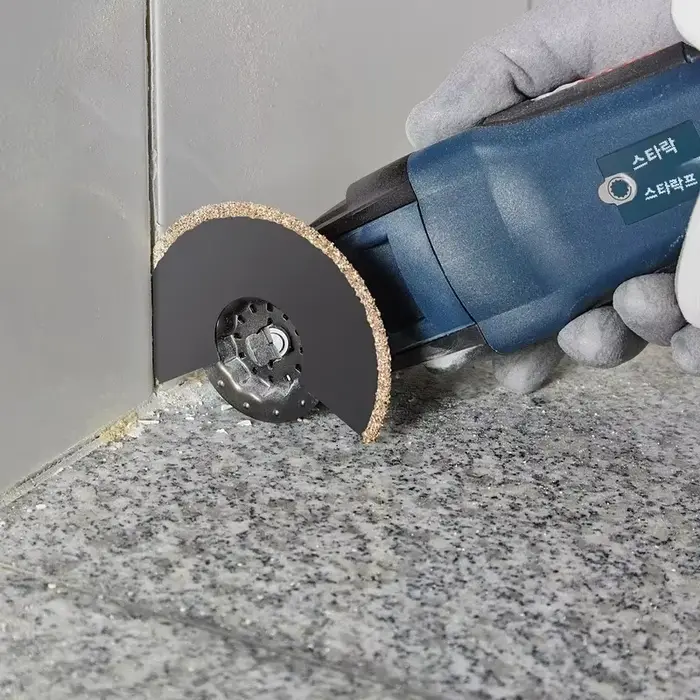 Bosch Starlock lame de scie oscillante ACZ 85 RT3 coulis en carbure + lames abrasives pour panneau de ciment accessoires de rénovation de béton