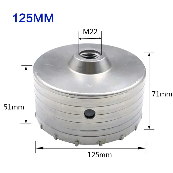 SDS scie cloche à béton 30-160mm foret à noyau creux électrique tige 110-530mm