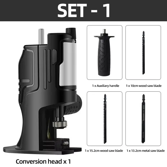 Adaptateur de scie alternative portable, remplissage automatique, transforme une perceuse électrique