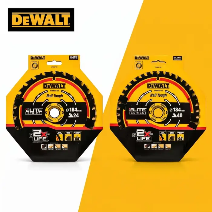 DEWALT DT90257 DT90259 Lame de scie circulaire pour bois 184mm 24/40T