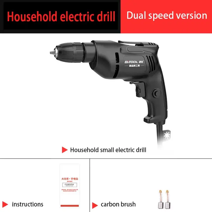 Perceuse à percussion industrielle 220V, multifonction, marteau électrique 220V, petit perceuse élec