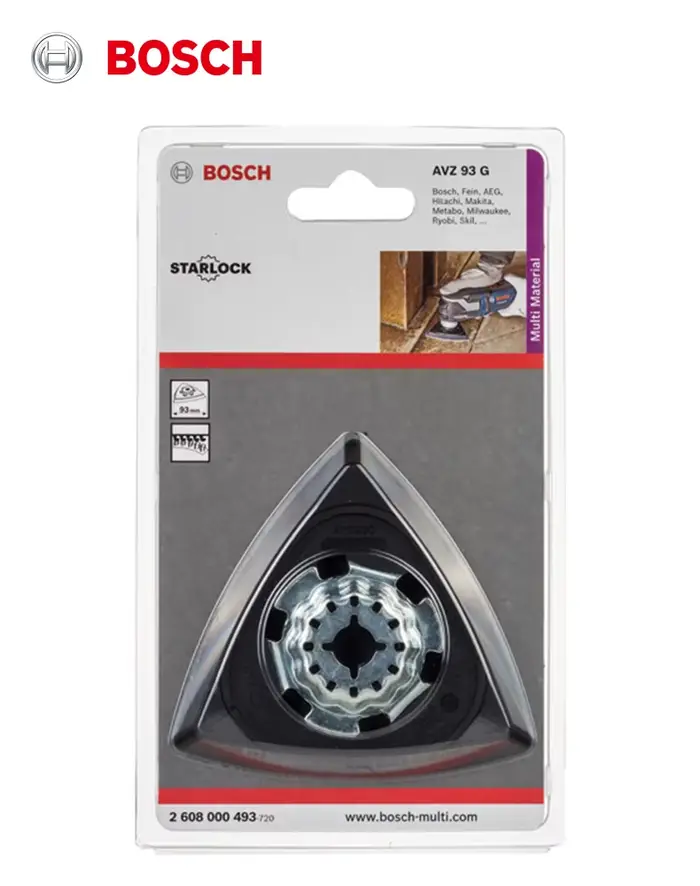 Bosch Starlock AVZ 93 Micro Ptrack Poignée Delta Ponçage Base Compatible