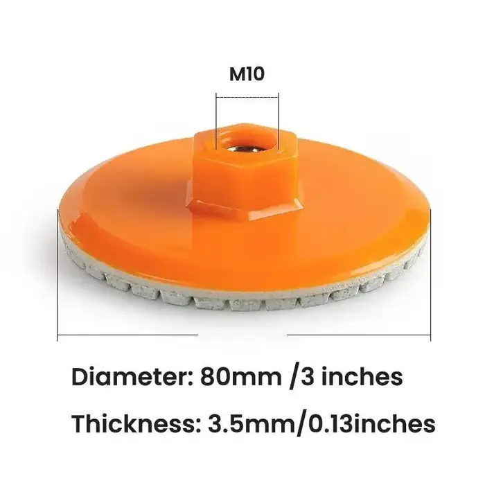 1 pièce Disque de polissage et de chanfreinage 80 mm pour carrelage céramique
