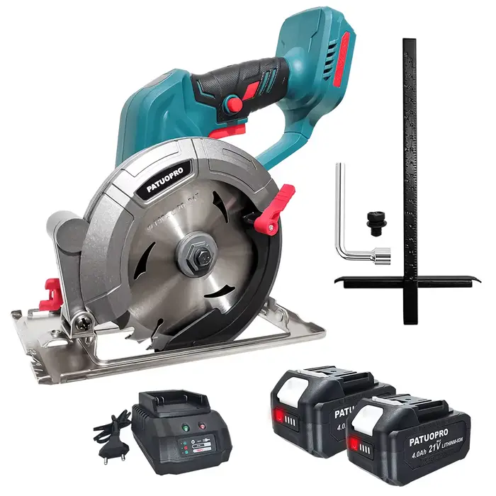 PATUOPRO 150mm scie circulaire électrique sans brosse 6 pouces