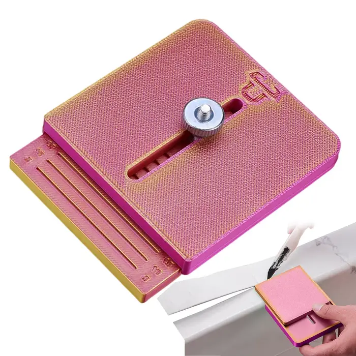 Guide de découpe de précision antidérapant portable et réglable pour le bricolage