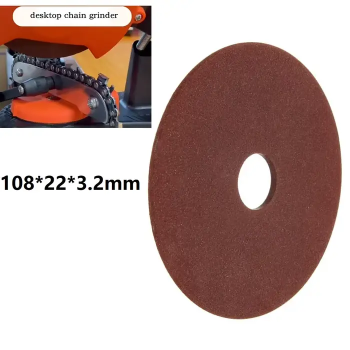 Disques de sable de meulage rouge, pièces de tampon de disque de meule pour tronçonneuse, meuleuse E