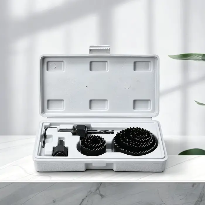 【Nouveauté 2026】 Kit de 13 scies cloches en acier au carbone de qualité supérieure, à dents affûtées
