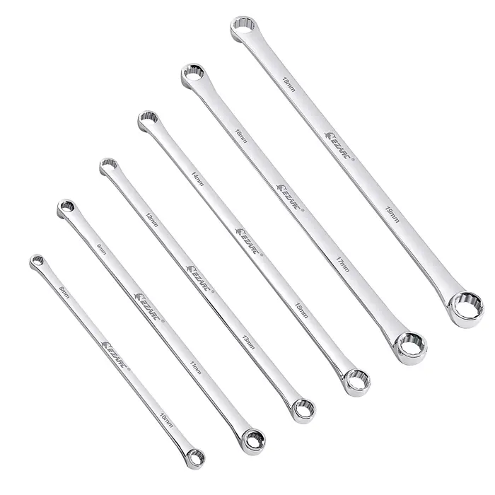EZARC clé CRV Double extrémité métrique 8-10 9-11 12-13 14-15 16-17 18-19mm clé d'aviation Extra lon