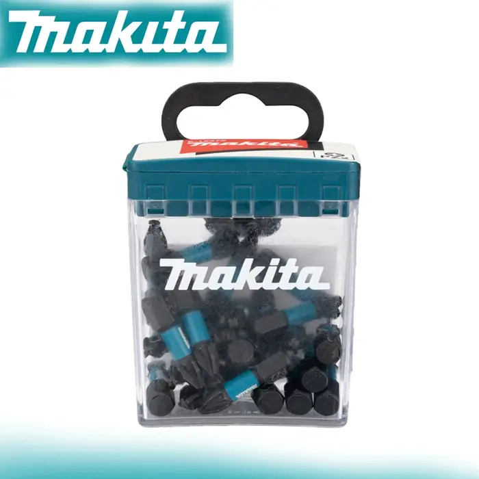 Makita Impact E-12376 Noir PZ2 25MM C-Form Tige annulée entièrement utilisé Tournevis Foret Haute Dureté Outil Électrique Accessoire 25 Pièces