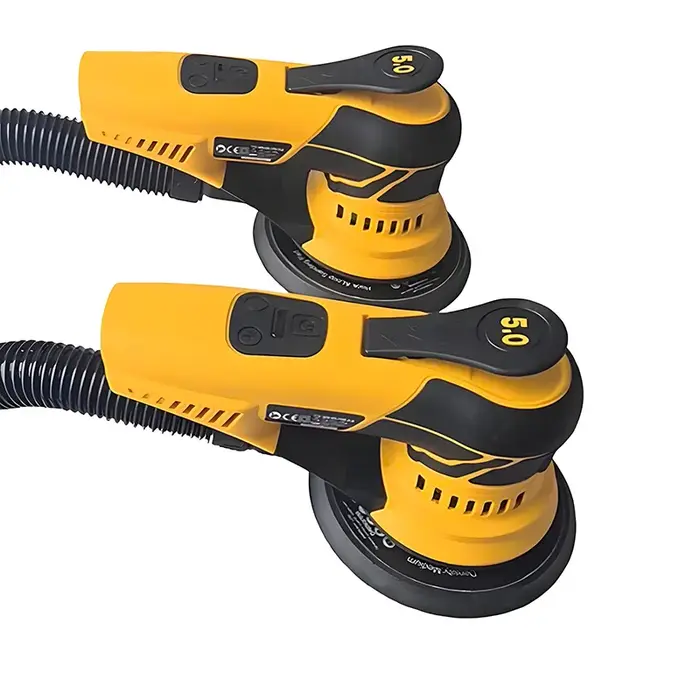 Lot de 2 ponceuses excentriques électriques sans balais pour le travail du bois