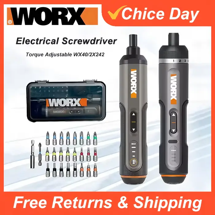 Worx 30 bits ensembles d'outils électriques WX242 jeux de tournevis