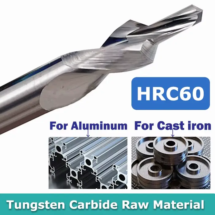 Foret étagé en carbure YZH 90 degrés HRC60, outils de perçage de précision CNC, outil de coupe pour 