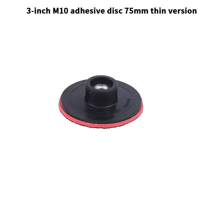 Tampon de support en plastique mousse 3/4/5 pouces, disque de ponçage, filetage de support, polissag