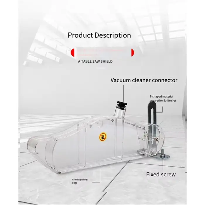 Scie circulaire électrique anti-poussière