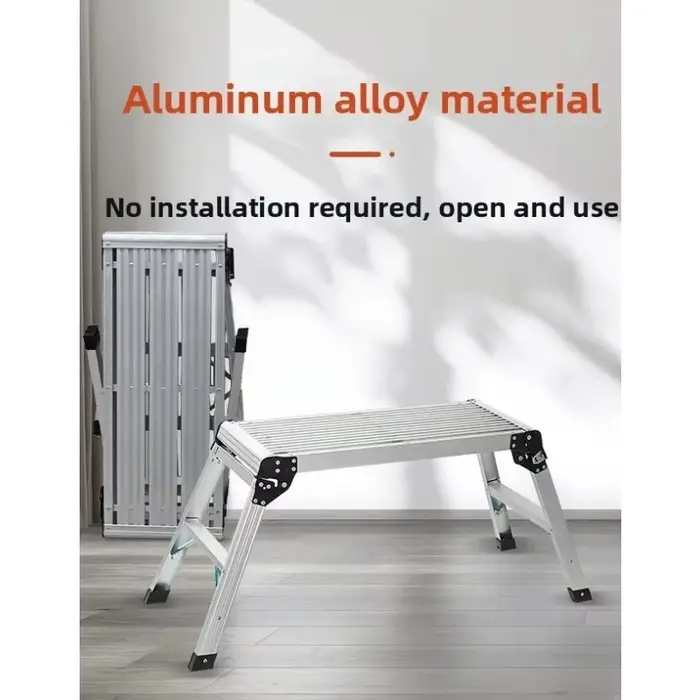 Échelle pliante légère en alliage d'aluminium