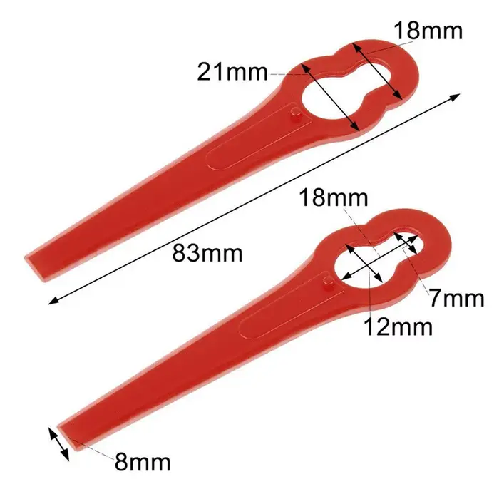 20 pièces en plastique enge tondeuse pour Einhell sans fil enge tondeuse GE-CT 18 jardinage outils é