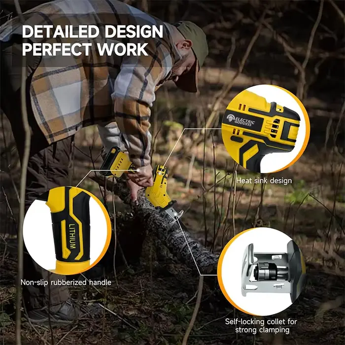 Scie alternative électrique déesse, scie multifonctionnelle pour couper le bois, outil électrique sa