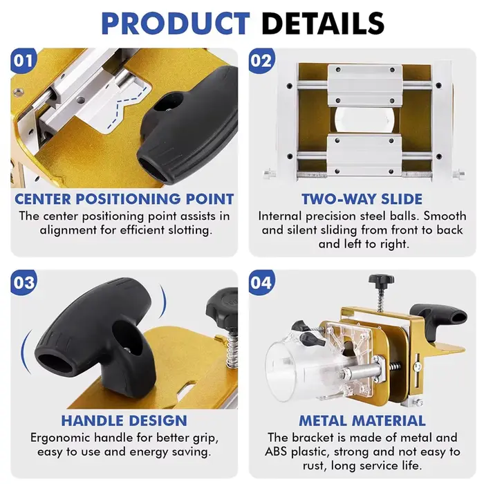 Gabarit de mortaisage pour Machine de découpage de 65mm