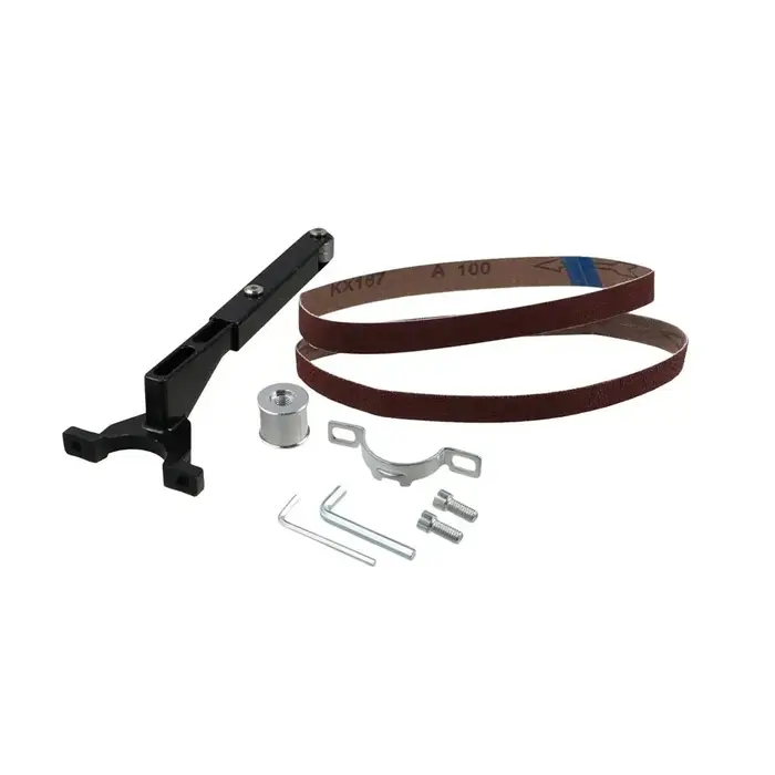 Ponceuse à bande abrazive pour meuleuse d'angle, ponceuse à polir, machine à poncer à bande, ponceus