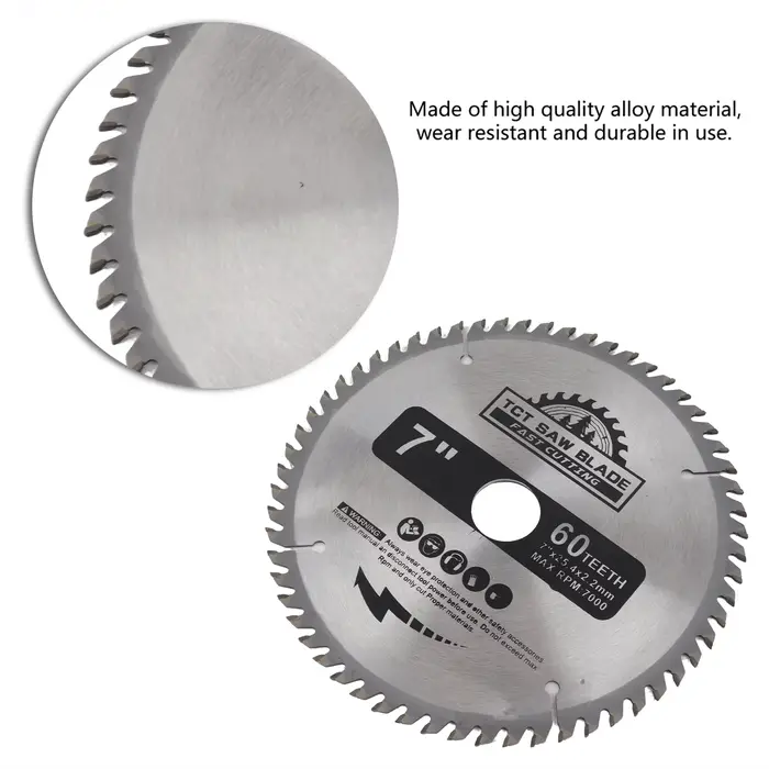 Lame de scie 7 "180mm 60 dents