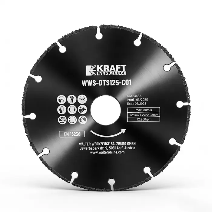 Disque de coupe universel pour meuleuse d'angle de 125 mm