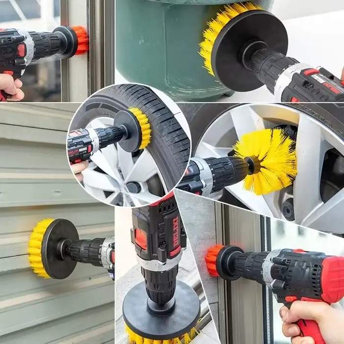 Brosse électrique en Nylon de 4 pouces