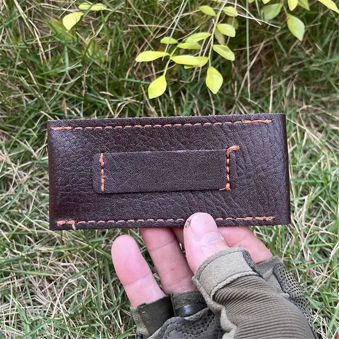 Sac de rangement d'outils généraux en cuir PU 14.5cm