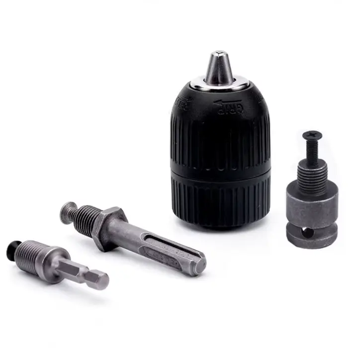 Mandrin de perçage sans clé, convertisseur 2-13mm, filetage 1/2 "-20UNF, adaptateur à changement rap