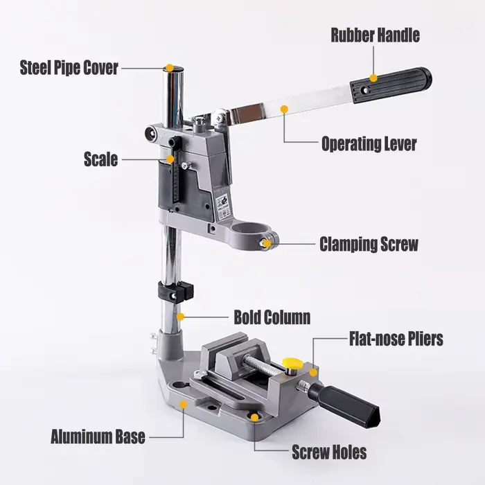 Support de perceuse électrique multifonction