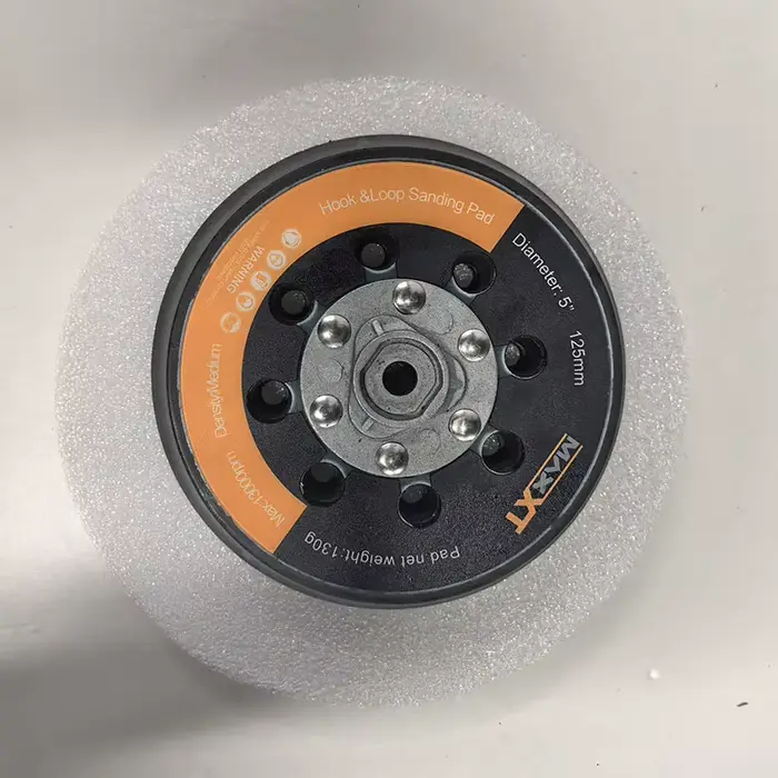 MAXXT Meuleuse de ponçage 6'' 150mm, 30 disques de ponçage en céramique à crochets et boucles 5'' 12