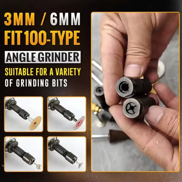 Adaptateur tête de transfert meuleuse d'angle noir tout neuf facile à installer