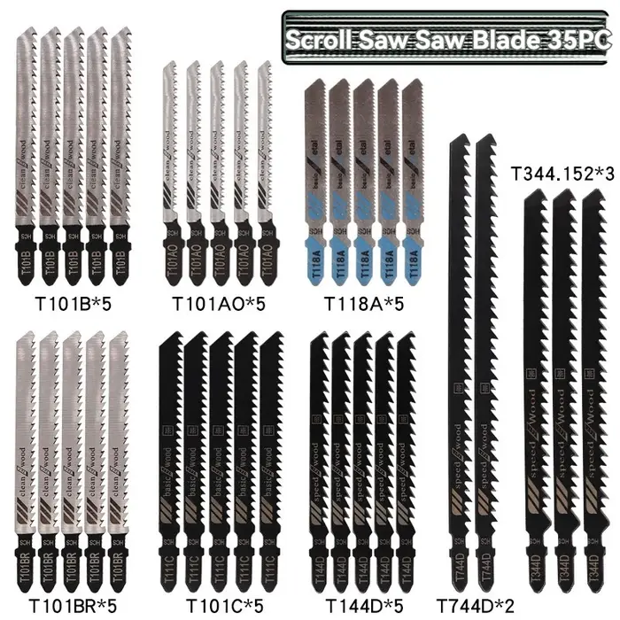 Ensemble de lames de scie sauteuse DGEV10/20/25/35/40PCS