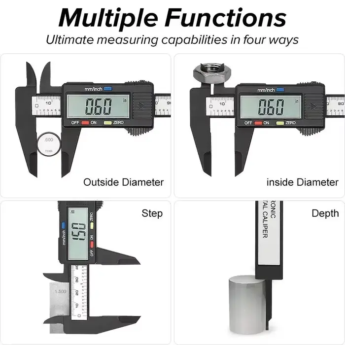 Vernier outil à pied à coulisse numérique calibrateur
