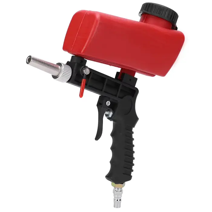 Sableuse pneumatique portative industrielle - Réglable pour le traitement de surface de précision