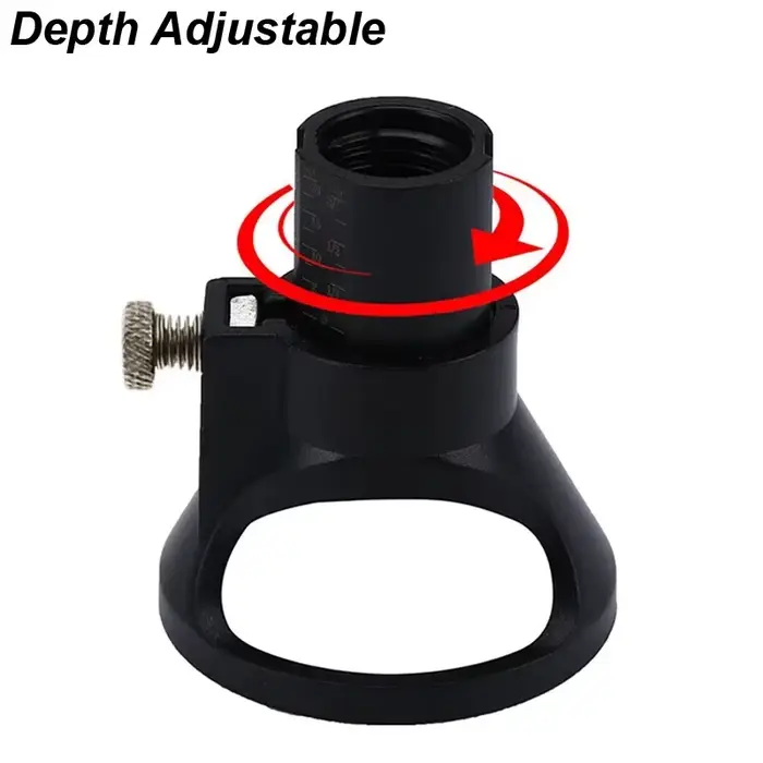 Guide de fixation pour fraise rotative
