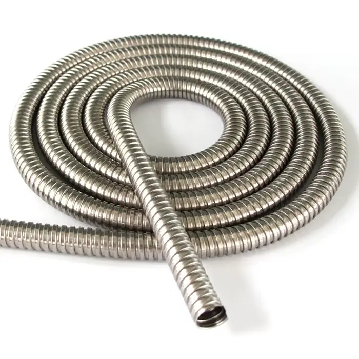 Tuyau flexible en acier inoxydable 304 de 1 mètre, diamètre intérieur de 4 à 100 mm, pour protection