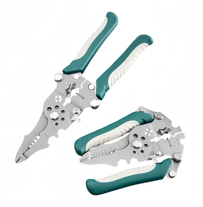 Pince multifonction pliable pour dénuder