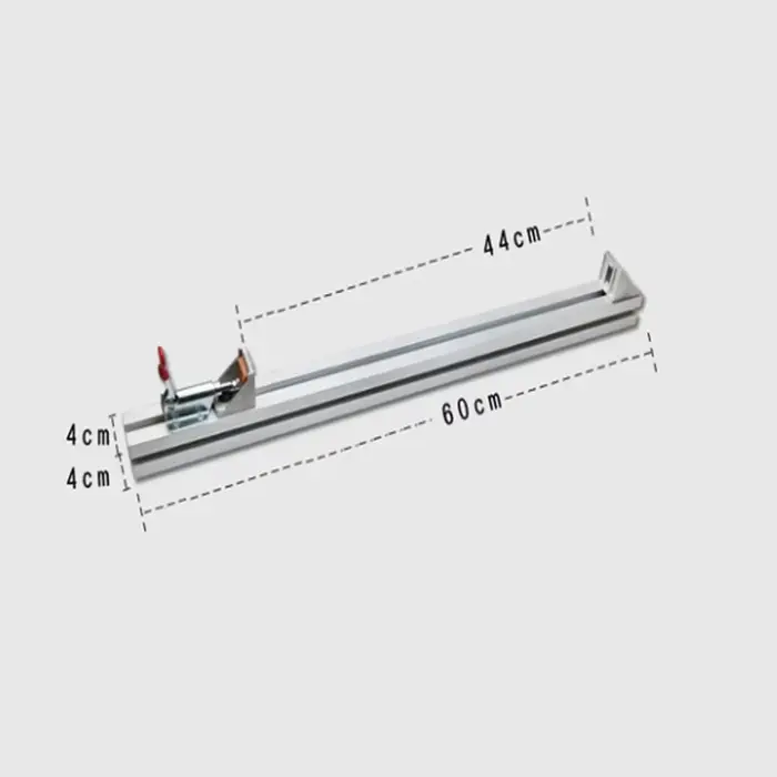 Nouveau système de Rail de guidage de scie circulaire électrique 60/100/120cm, bord de serrage, Guid