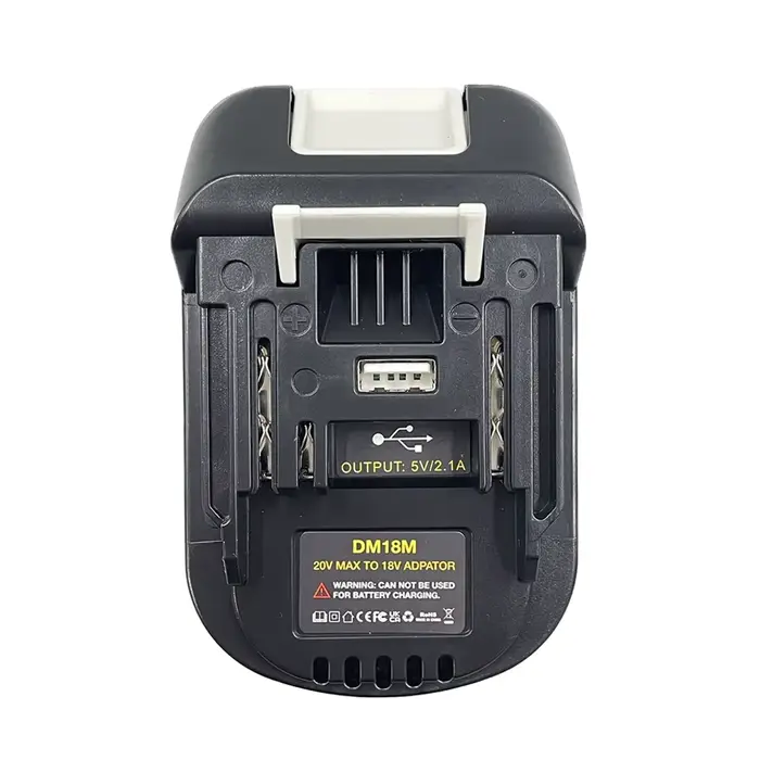 Adaptateur de batterie DM18M pour outils Makita 18V, conversion pour batterie Dewalt 20V et batterie