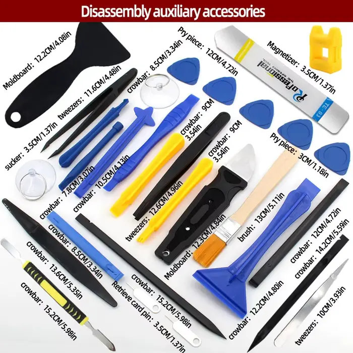 Ensemble d'outils de réparation de tournevis de précision 34/15 en 1 pour téléphone portable