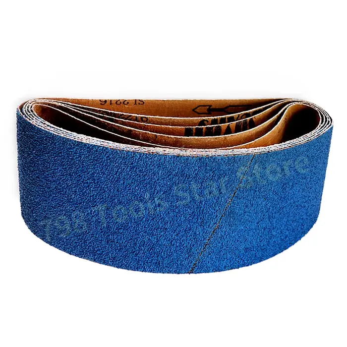 5 bandes abrasives bleues 915x100mm