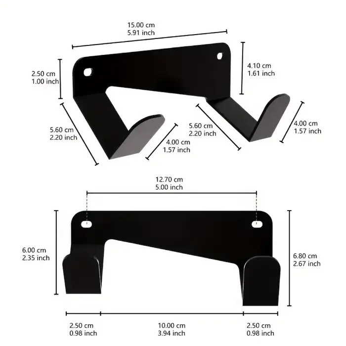 Support métallique pour outils électriques mural
