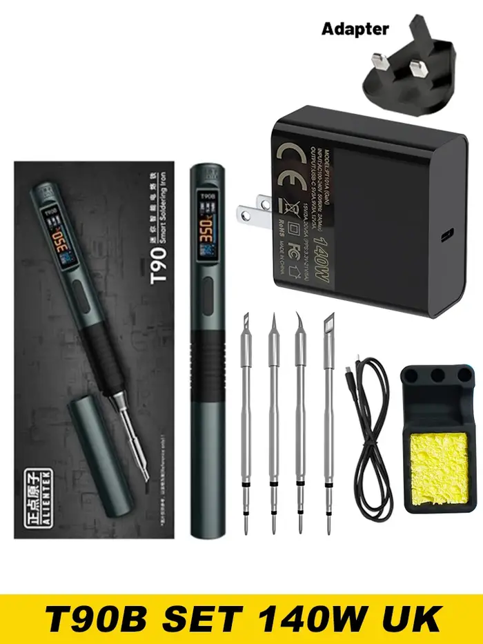 ALIENTEK T90 fer à souder intelligent 140W affichage numérique Portable sommeil automatique PCB précision fer