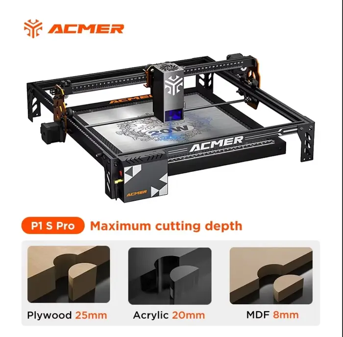 Graveur laser ACMER P1 S PRO 6W 10W 20W