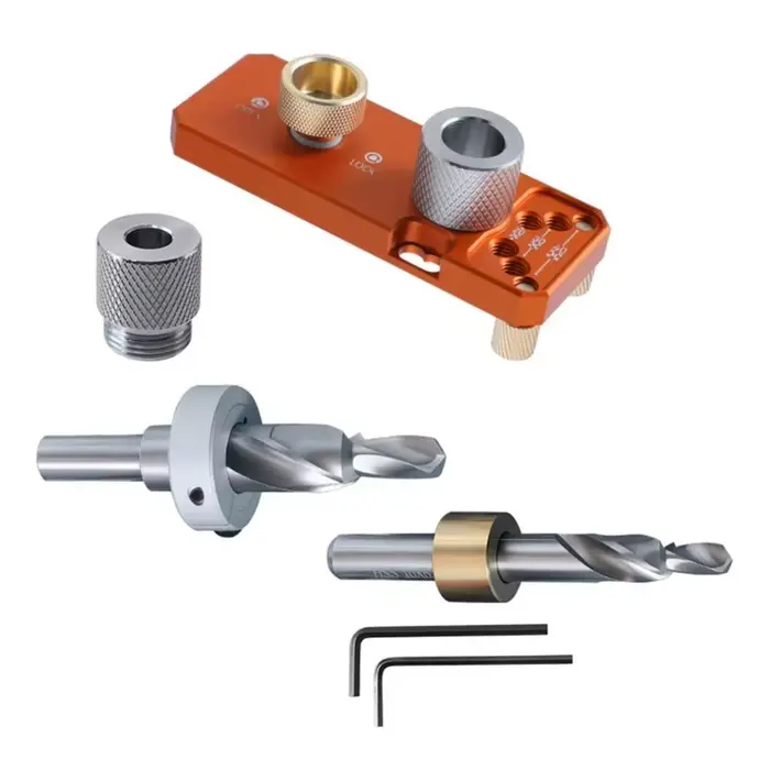 Guide de perçage pour profilés en alliage d'aluminium